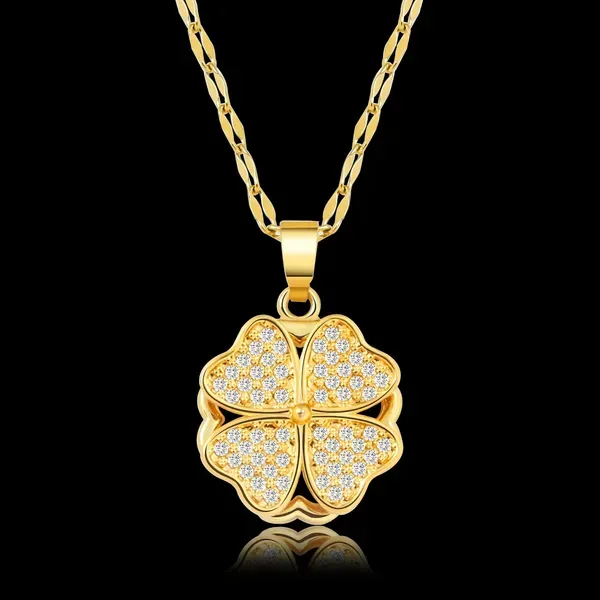 Golden_Stainless_Steel_Adjustable_Necklace_For_Women