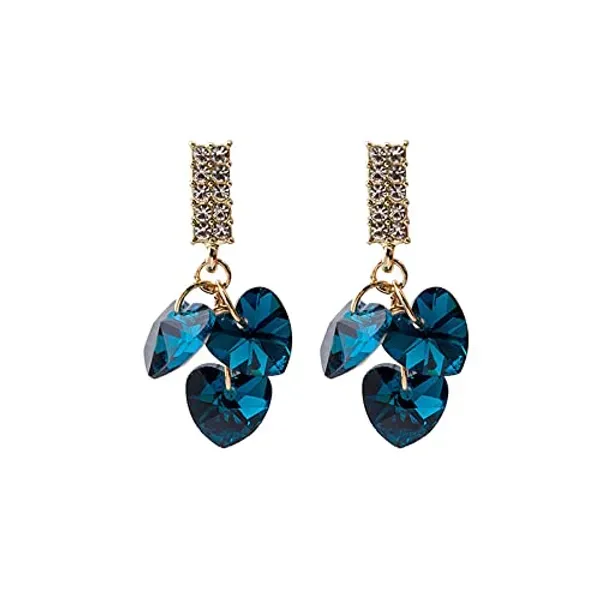 Blue_925_Silver_Stud_Earrings_For_Women
