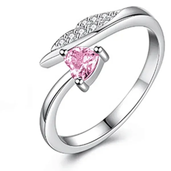Silver_925_Sterling_Silver_Floral_Couple_Rings_For_Unisex