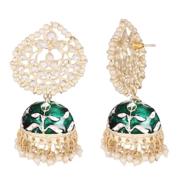 Blue_Brass_Earrings_For_Women