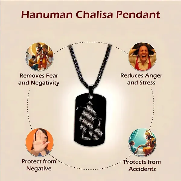 Gold_Tone_Metal_Hanuman_Chalisa_Pendant_For_Men_&_Women