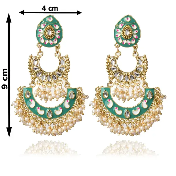 Pearl_Brass_Stud_Earrings_For_Women