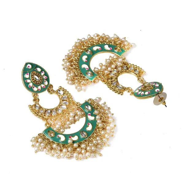 Pearl_Brass_Stud_Earrings_For_Women