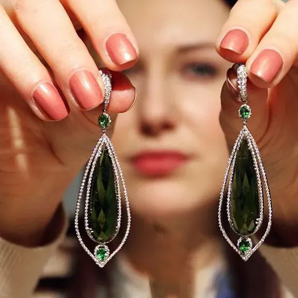 Green_925_Silver_Earrings_For_Women