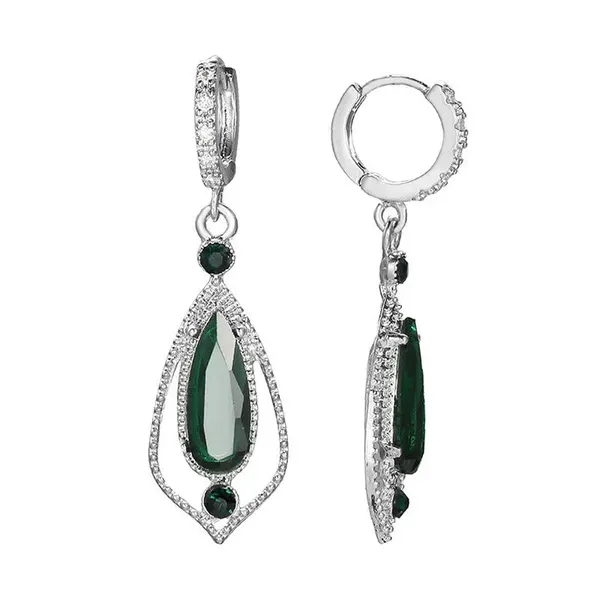 Green_925_Silver_Earrings_For_Women