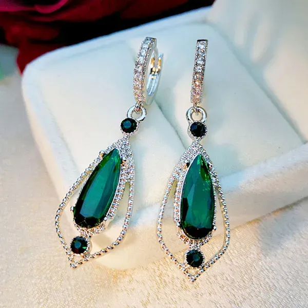 Green_925_Silver_Earrings_For_Women