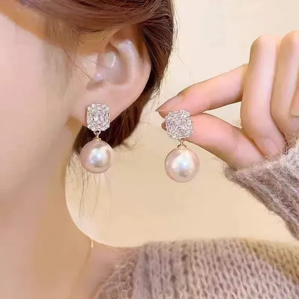 Pearl_Gold_Plated_Cubic_Zirconia_Square_Stud_Drop_Earrings_For_Women