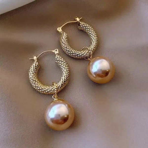 Golden_Stainless_Steel_Stud_Earrings_For_Women