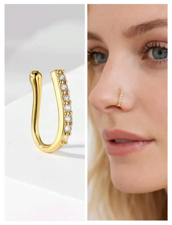 Gold_Plated_Metal_Hook_Style_Non-Piercing_Nose_Pin_For_Women