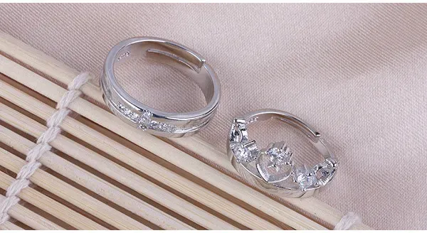 Silver_Brass_Adjustable_Couple_Rings_For_Unisex