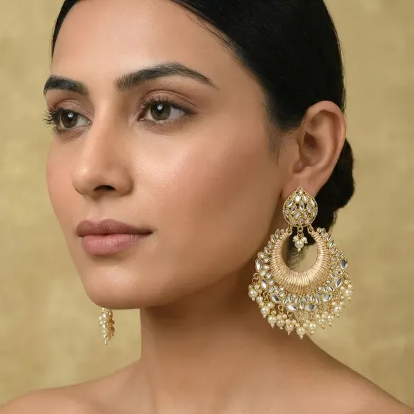 Crystal_Brass_Stud_Earrings_For_Women