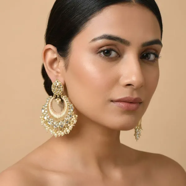 Crystal_Brass_Stud_Earrings_For_Women