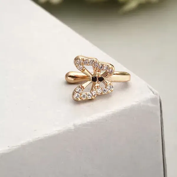 Gold_Plated_Butterfly_Non-Piercing_Nose_Pin_For_Women