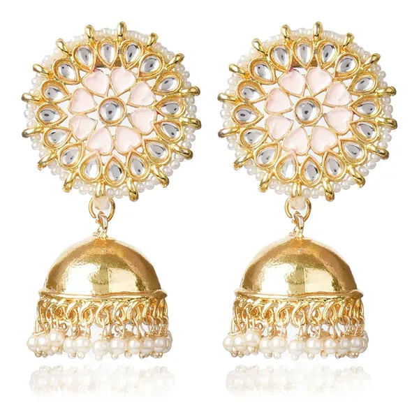 White_Brass_Earrings_For_Women
