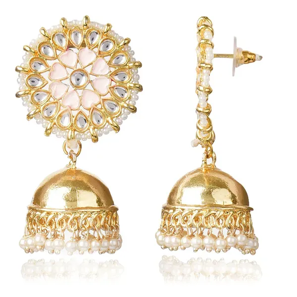 White_Brass_Earrings_For_Women