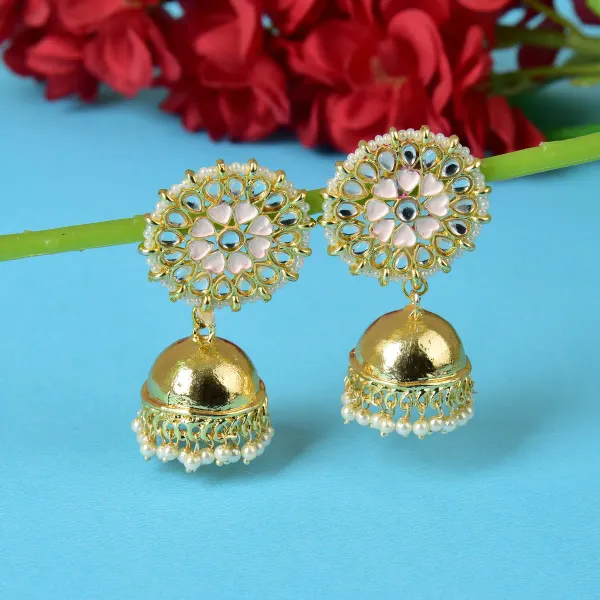 White_Brass_Earrings_For_Women