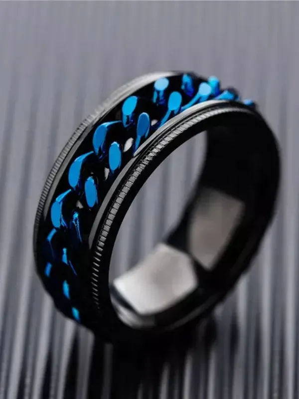 Black_&_Blue_Stainless_Steel_Ring_For_Men