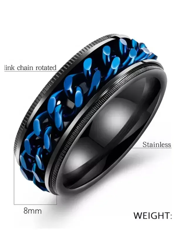 Black_&_Blue_Stainless_Steel_Ring_For_Men