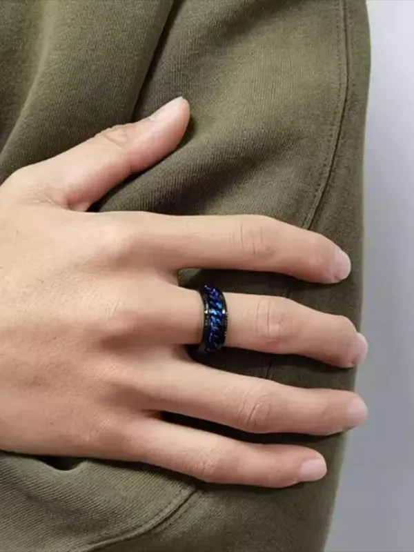 Black_&_Blue_Stainless_Steel_Ring_For_Men