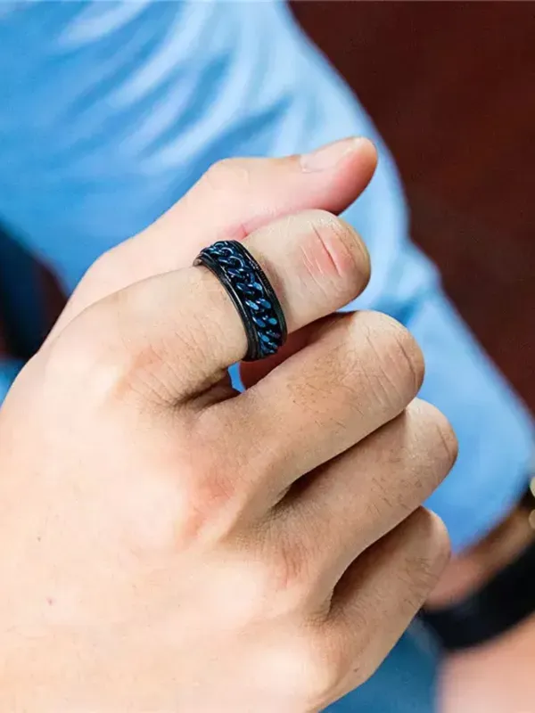 Black_&_Blue_Stainless_Steel_Ring_For_Men