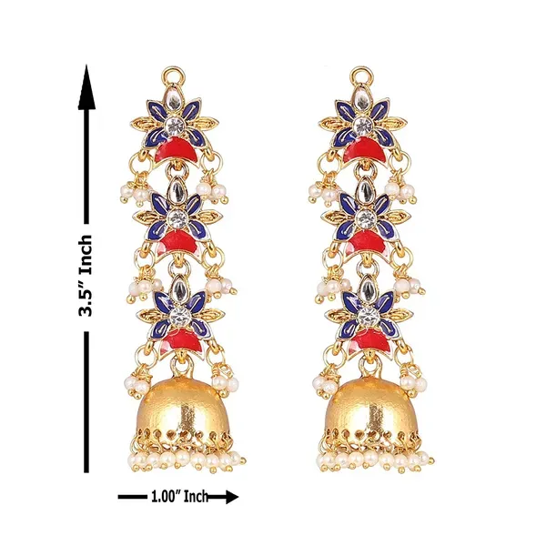 Multicolor_Brass_Earrings_For_Women