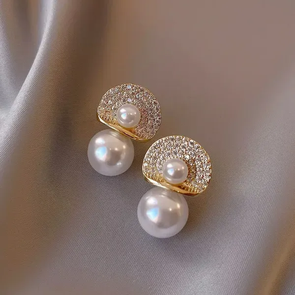 Pearl_Crystal_Pave_Half_Moon_Drop_Earrings_For_Women