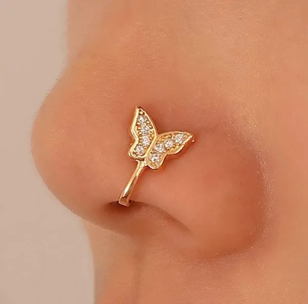 Gold_Crystal_Butterfly_Non-Piercing_Nose_Pin_For_Women