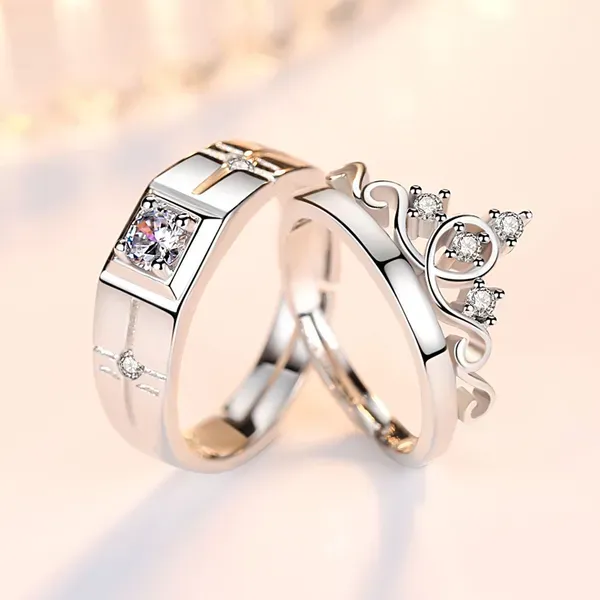 Crystal_Silver_Ring_For_Couple
