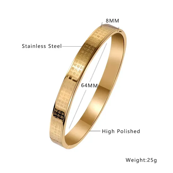 Golden_Stainless_Steel_Adjustable_Bracelet_For_Women