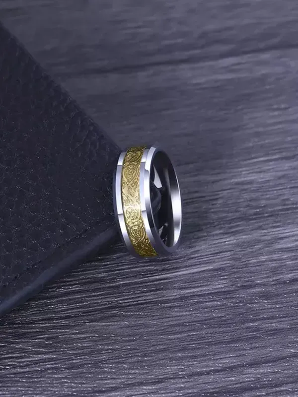Silver_&_Golden_Stainless_Steel_Ring_For_Unisex