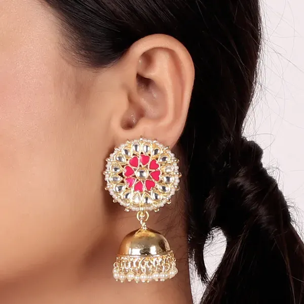 Multicolor_Brass_Earrings_For_Women