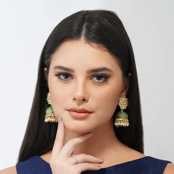Red_Brass_Stud_Earrings_For_Women