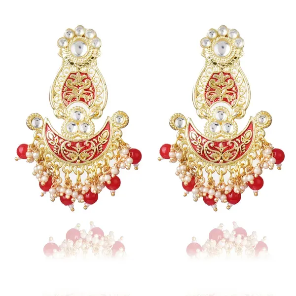 Red_Brass_Earrings_For_Women