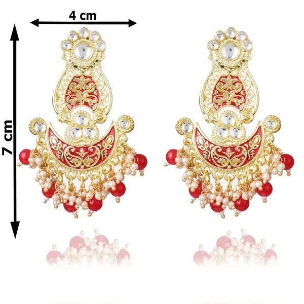 Red_Brass_Earrings_For_Women