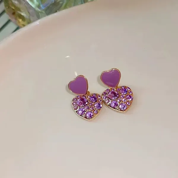 Purple_Crystal_Double_Heart_Drop_Earrings_For_Women