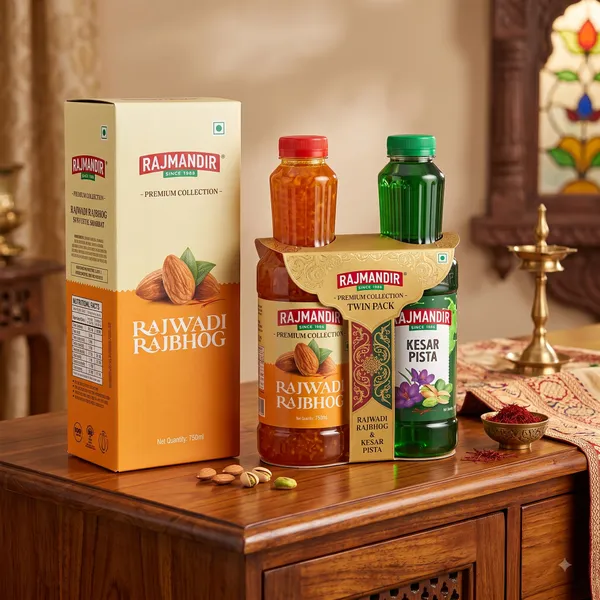 Rajmandir_Kesar_Pista_Saffron_Pistachio_Sharbat_Syrup_+Rajmandir_Rajwadi_Rajbhog_Saffron_Almond_Sharbat_Syrup