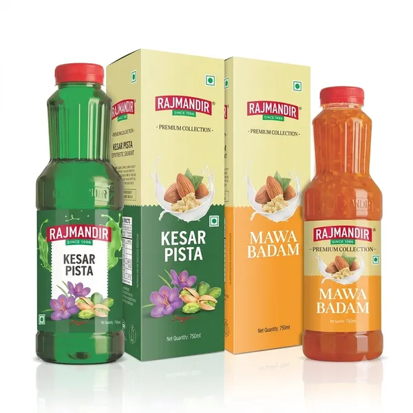 Rajmandir_Mawa_Badam_Sharbat_Syrup+Rajmandir_Kesar_Pista_Saffron_Pistachio_Sharbat_Syrup