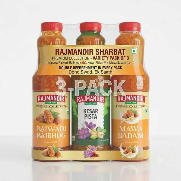 Rajmandir_Mawa_Badam_Sharbat_Syrup+Rajmandir_Kesar_Pista_Saffron_Pistachio_Sharbat_Syrup+Rajmandir_Rajwadi_Rajbhog_Saffron_Almond_Sharbat_Syrup