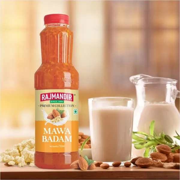 Rajmandir_Mawa_Badam_Sharbat_Syrup+Rajmandir_Rajwadi_Rajbhog_Saffron_Almond_Sharbat_Syrup