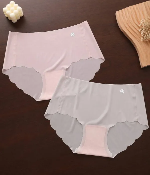 Pink_Cotton_Scallop_Edge_Brief_Panty_For_Women_Pack_Of_2
