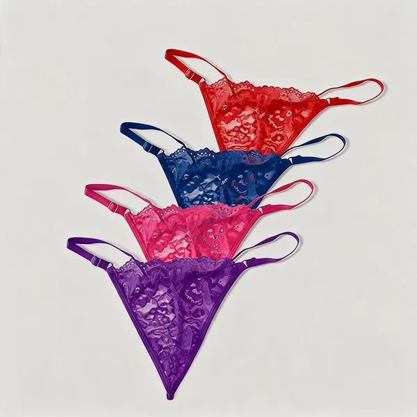 Multicolor_Cotton_Lace_Thong_Panty_For_Women_Pack_Of_4