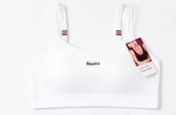 White_Cotton_Bib-Style_Striped_Strap_Apron_For_Women