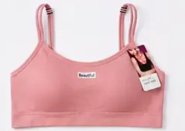 Pink_Cotton_Double-Strap_Scoop_Neck_Bra_Top_For_Women