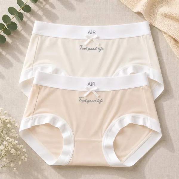 Cream_Cotton_Full_Coverage_Brief_Panty_For_Women_Pack_Of_2