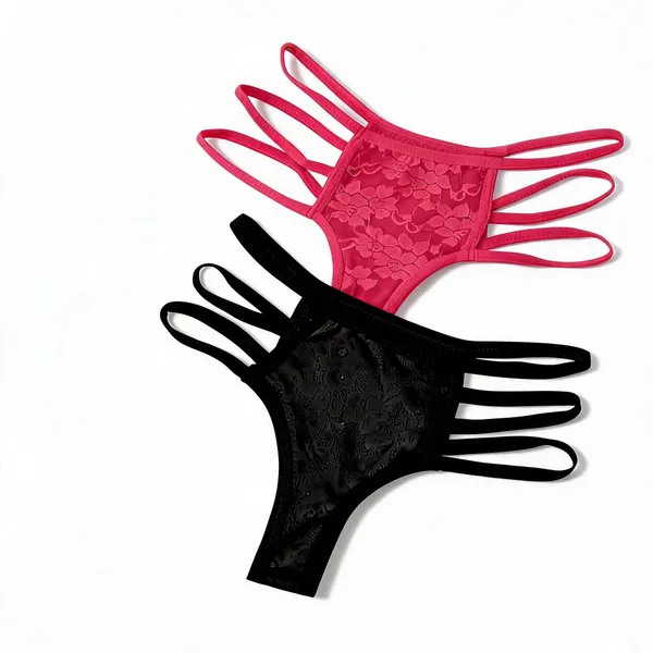 Multicolor_Cotton_Lace_Strappy_Thong_Panty_For_Women_Pack_Of_2