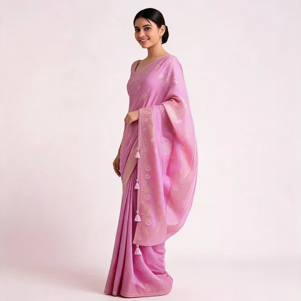 Light_Pink_Soft_Litchi_Silk_Saree_For_Women