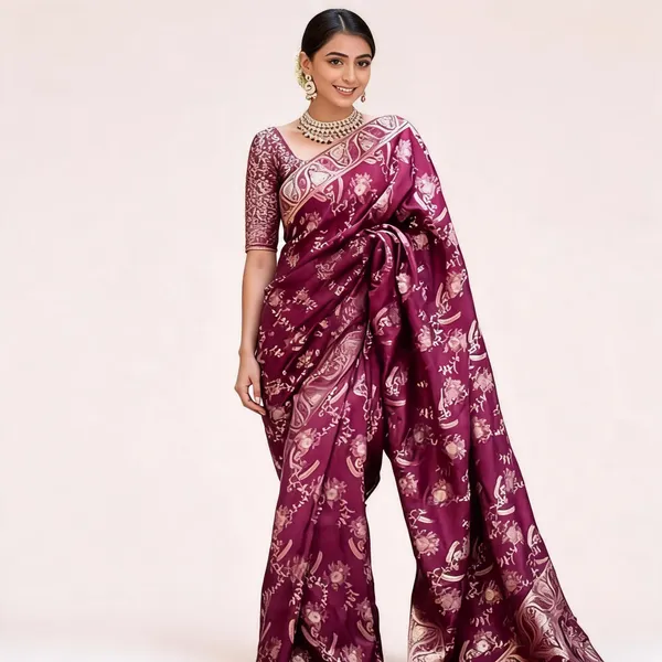 Purple_Soft_Litchi_Silk_Saree_For_Women