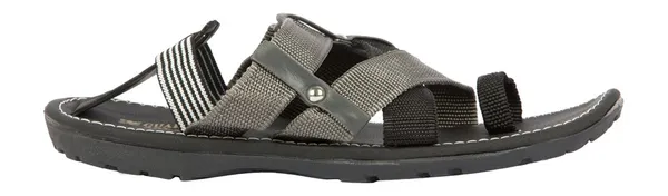 Grey_Synthetic_Leather_Flip_Flops_For_Men