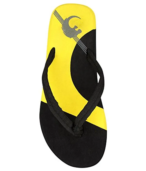 Yellow_Rubber_Slippers_For_Men