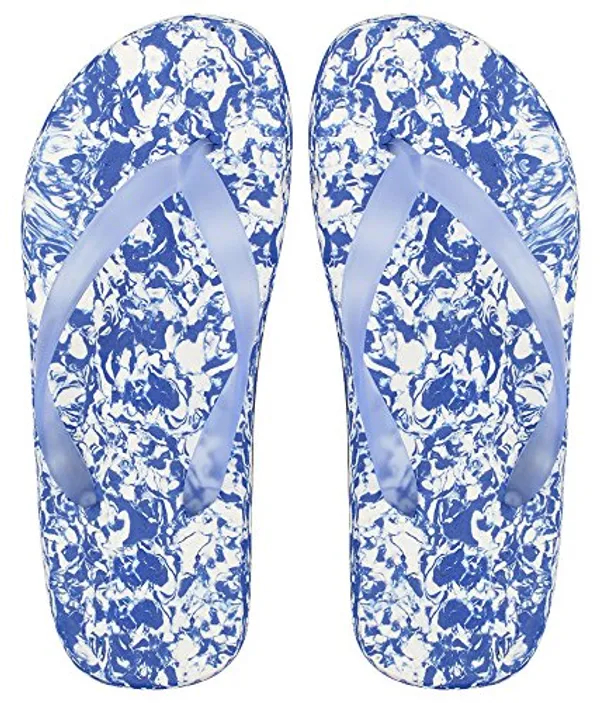 Blue_Rubber_Slippers_For_Women